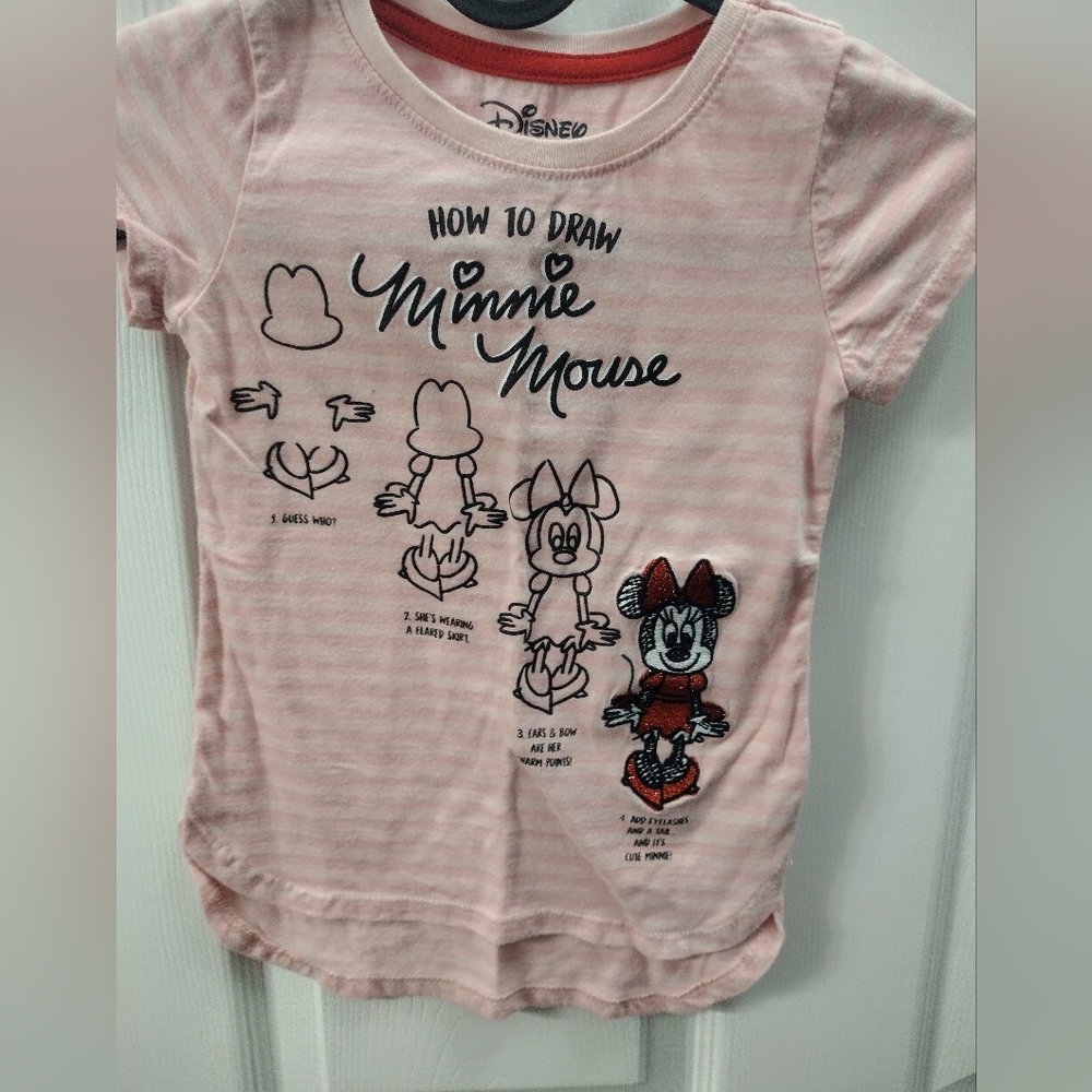 Girls Minnie mouse top